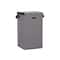 Household Essentials Gray Moisture-Resistant Laundry Hamper with Magnetic Lid & Removable Mesh Liner